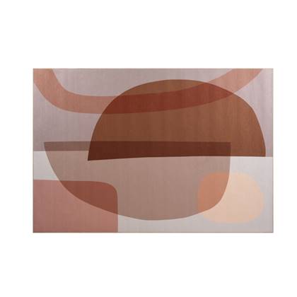 Woonexpress Vloerkleed Belluno - Polyester - Rood - 160x230 cm (BxD)