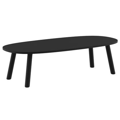 Functionals Monolite tafel 270x125 ovaal Fenix Nero Ingo