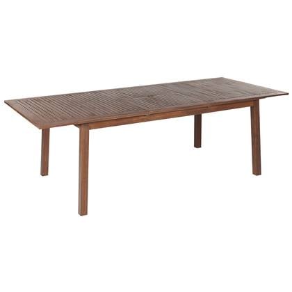 Beliani-CESANA -Tuintafel-Donkerhout-100 x 180|240 cm-Acaciahout