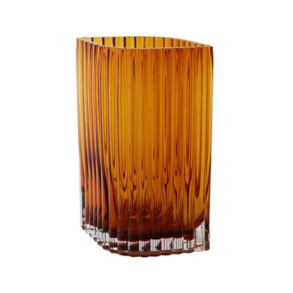 AYTM Folium vaas small amber Oranje