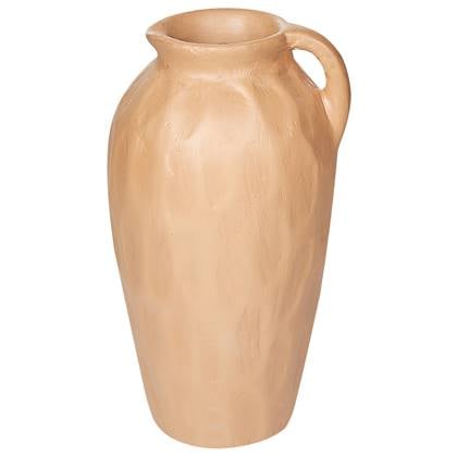 Beliani - TAIPING - Decoratieve vaas - Zand - Terracotta Beige