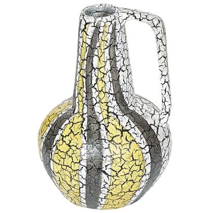 Beliani - MALAKKA - Decoratieve vaas - Gebroken wit - Terracotta Multicolor