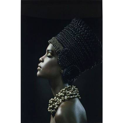Kare Wandfoto Royal Headdress Profile 100x150cm