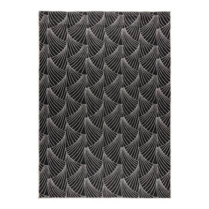 Interieur05 Buitenkleed Deco zwart|wit dubbelzijdig - 200x290 cm