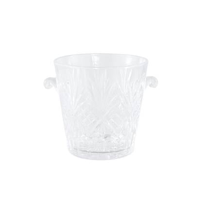 PTMD Glas Glass - 23x17x17 cm - Glas - Transparant