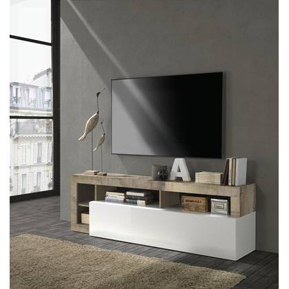 Benvenuto Design Hamburg TV-meubel Wit | Eiken