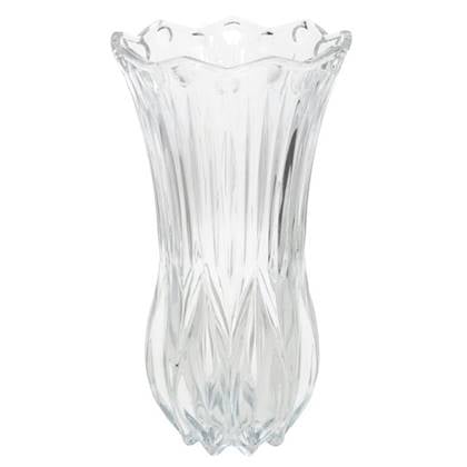 Gerimport Bloemenvaas - helder glas - D13 x 23 cm Transparant