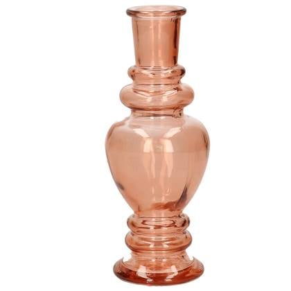 Ideas 4 Seasons Bloemenvaas Venice - glas - zacht - D5.7 x H15 Oranje