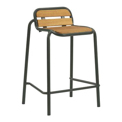 Normann Copenhagen Vig Barkruk Robiniahout H 65 cm - Groen