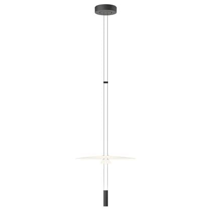 Vibia Flamingo Mini 1585 hanglamp LED Ø45 wit|zwart