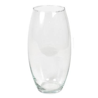 Gerimport Vaas - cilinder - glas - - 17 x 37 cm Transparant