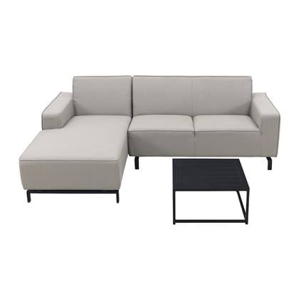 Boavista/Toronto loungebank chaise longue - Nature Grey - 3-delig - rechts