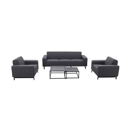 ZITT Outdoor Boavista|Royalty stoel-bank loungeset - Sooty - 5-delig