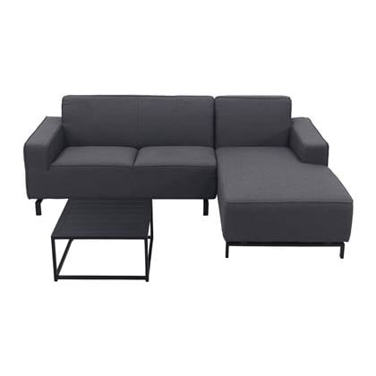ZITT Outdoor Boavista|Toronto loungeset - Sooty - 3-delig - Links