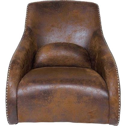 Kare Design Schommelstoel Swing Ritmo Vintage Kunstleer Bruin