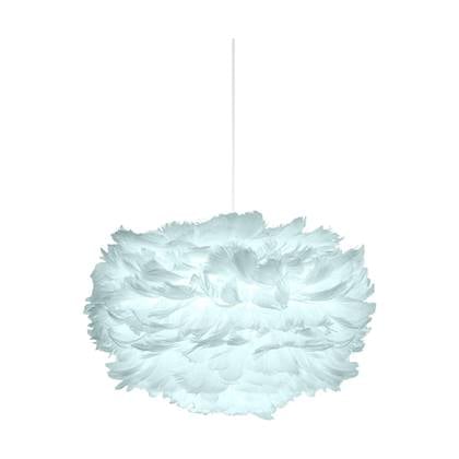 Umage Eos Mini hanglamp light blue - met koordset wit - Ø 35 cm