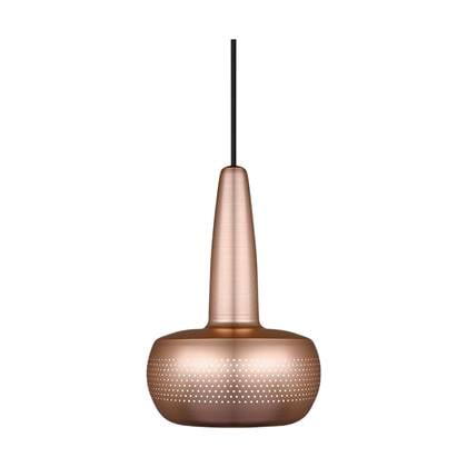 Umage Clava hanglamp brushed copper - met koordset zwart - Ø 21,5 cm