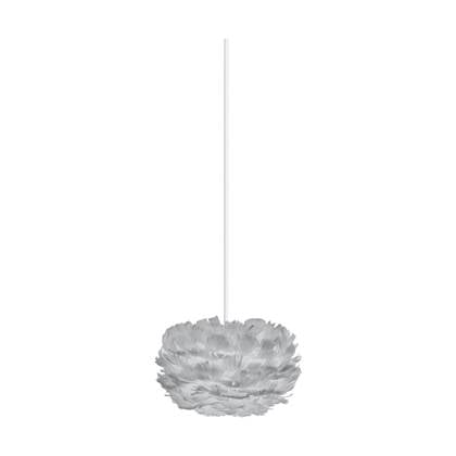 Umage Eos Micro hanglamp light grey - met koordset wit - Ø 22 cm Grijs