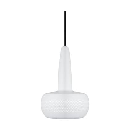 Umage Clava hanglamp matt white - met koordset zwart - Ø 21,5 cm