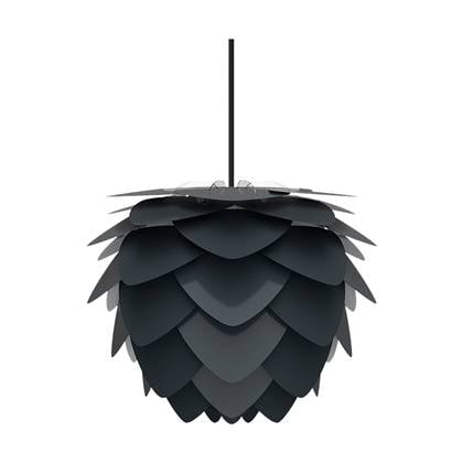 Umage Aluvia Mini hanglamp anthracite grey - met koordset zwart - Ø 40