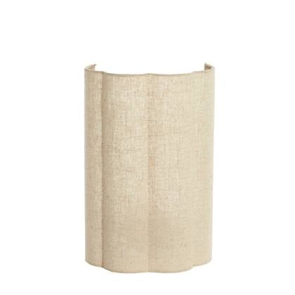 vtwonen Wandlamp Fringe Naturel 26x15x40cm