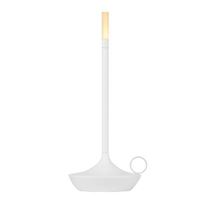 Graypants Wick tafellamp LED oplaadbaar wit