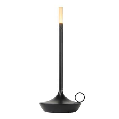 Graypants Wick tafellamp LED oplaadbaar zwart