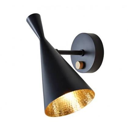 Tom Dixon Beat wandlamp retrofit zwart