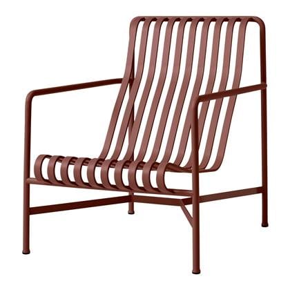 HAY Palissade Lounge Chair High Iron Red