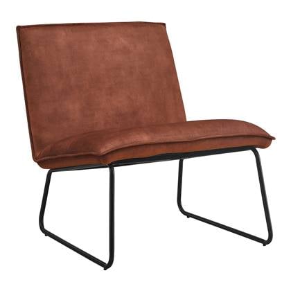 by fonQ Scotch Fauteuil - Velvet - Roest Bruin