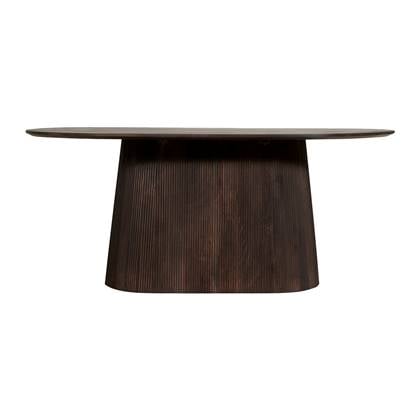 by fonQ Grand Eettafel Donkerbruin Mangohout - 230 x 110 cm