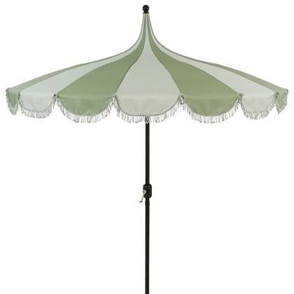 In The Mood Collection Rissy Parasol H238 x Ã220 cm Lichtgroen