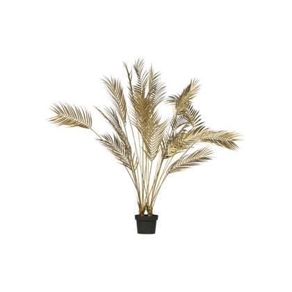 Kunstplant Palm goud 110cm