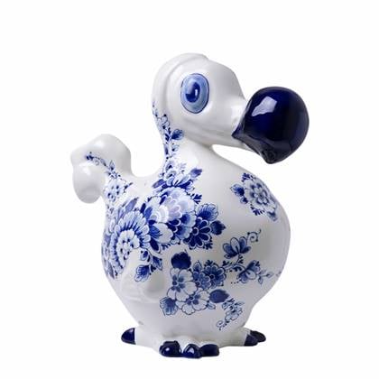 Heinen Delfts Blauw | De Blauwe Dodo Groot | H30 cm.