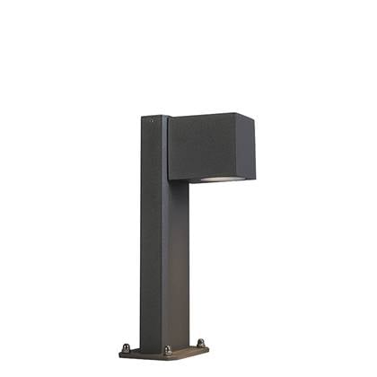 QAZQA Smart staande buitenlamp antraciet 30 cm IP44 incl. Wifi GU10 - Grijs