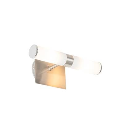 QAZQA Wandlamp bath Staal Modern L 223mm