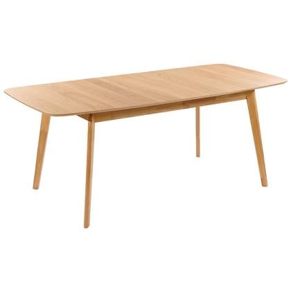 Beliani - MADOX - Uitschuifbare eettafel - Lichte houtkleur - MDF Bruin
