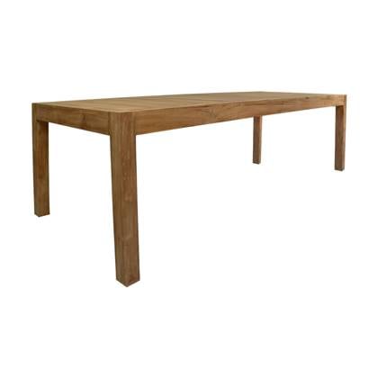 Tuintafel Aruba - 260x100x76 - Naturel - Teak