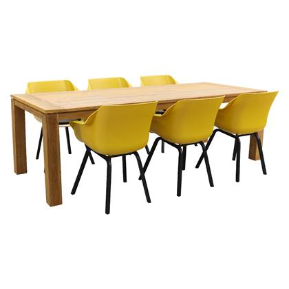 Hartman Sophie Element Yellow|Rome brown 240 cm. tuinset - 7-delig