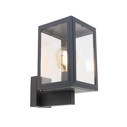 QAZQA Smart buitenwandlamp incl. Smart G95 - Sutton Up Grijs