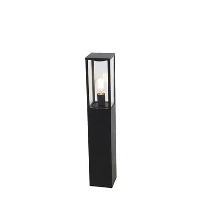 QAZQA Smart staande buitenlamp zwart 80 cm incl. Wifi ST64 - Charlois