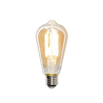 LUEDD Smart E27 dimbaar in kelvin LED lamp ST64 goldline 7W 700 lm 1800-4000K