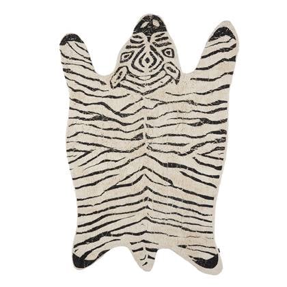 In The Mood Collection Kleed Zebra L180 x B120 cm Zwart, Wit
