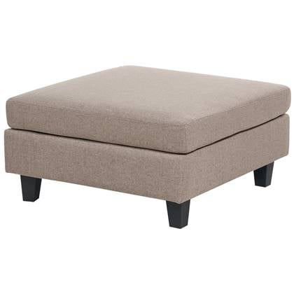 Beliani - UNSTAD - Hocker - Bruin - Polyester