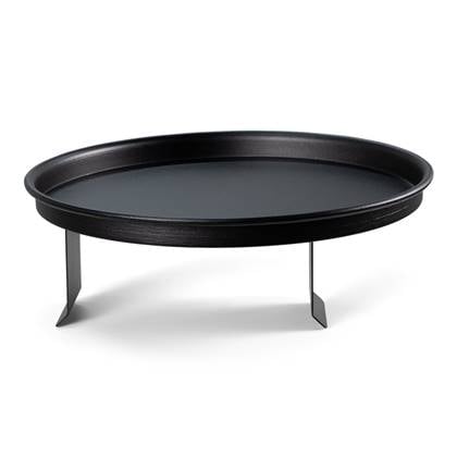 Spinder Design Round Armtafel - Zwart - Verstelbaar