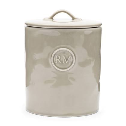 Riviera Maison Voorraadpot Grijs - Portofino - Aardewerk