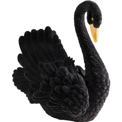 Kare Decofiguur Black Swan 28cm