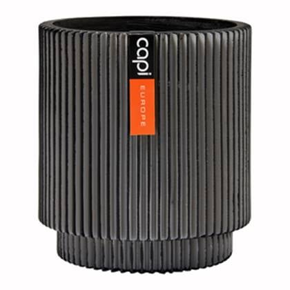 Capi Europe Groove Bloempot Ø 23 cm Zwart