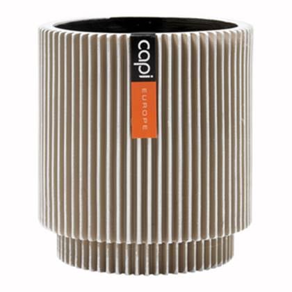 Capi Europe Groove Bloempot Ø 23 cm Wit