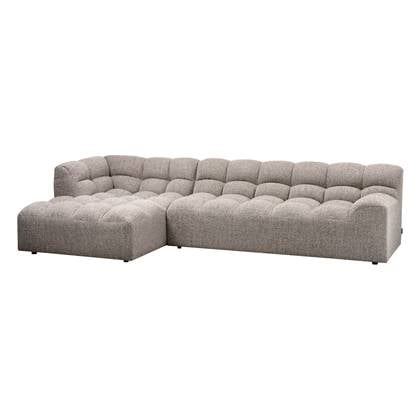 Woood Chaise Longue Links Allure - Polyester - Klei - 79x324x165
